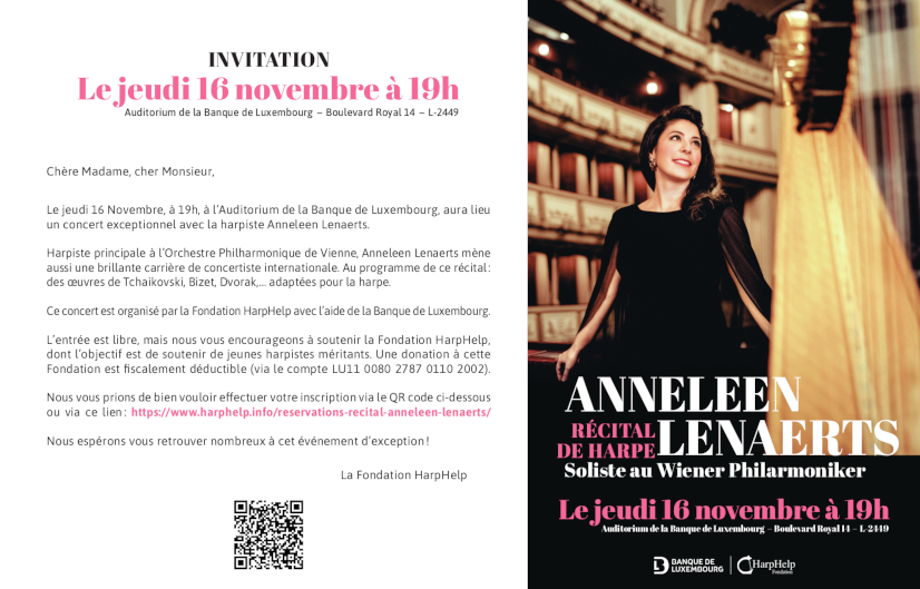 Image Invitation Récital Anneleen Leenaerts
