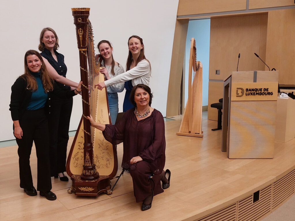 Photo harpistes de l'IMEP